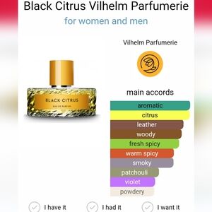 Black Citrus Vilhelm Parfumerie